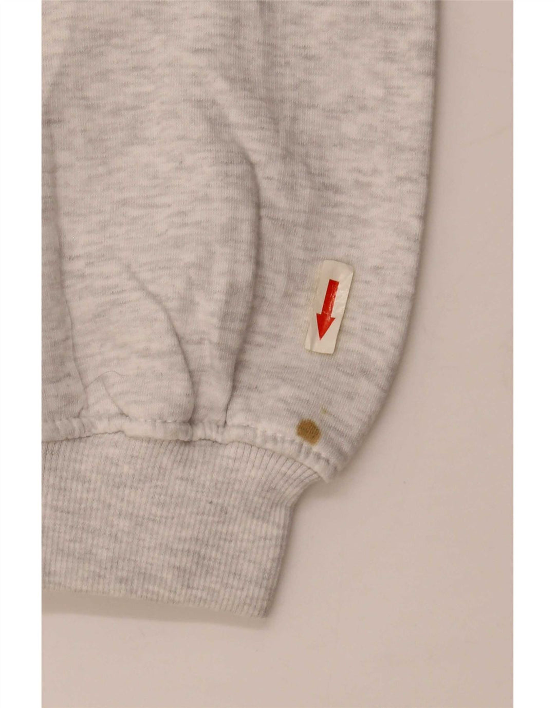 Felpa corta oversize da donna Zara UK 10 piccola grigia screziata