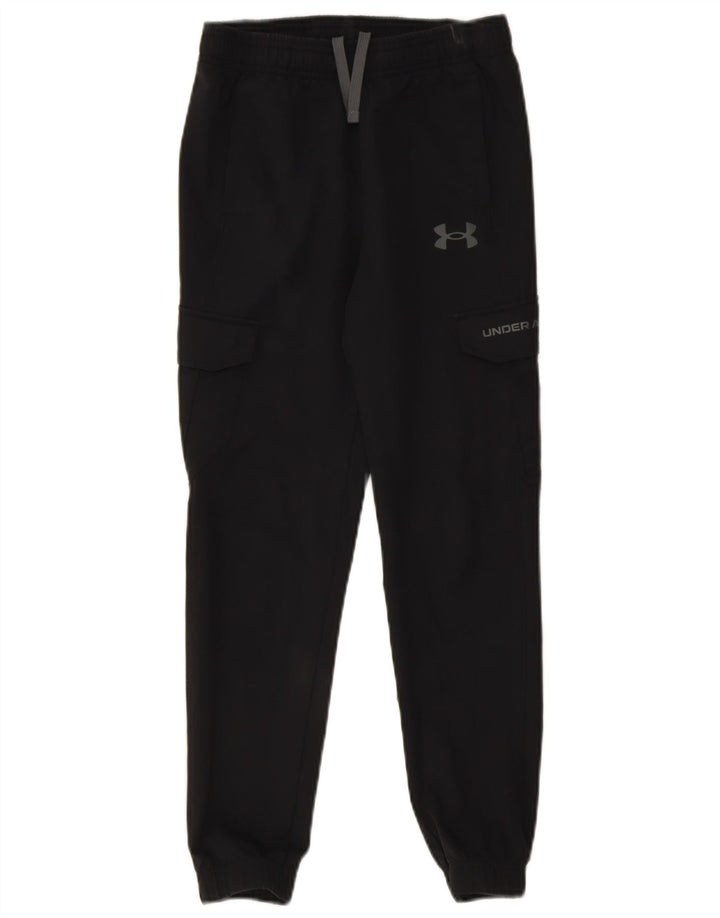 Pantaloni da tuta cargo da ragazzo Under Armour da 9-10 anni, colore nero medio