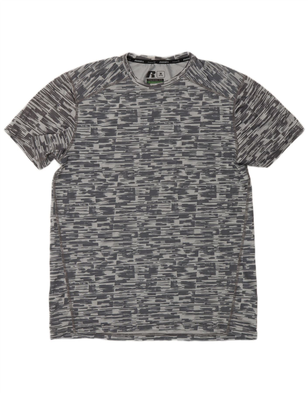 RUSSELL ATHLETIC T-shirt da uomo Dri-Power Top grigio medio gessato