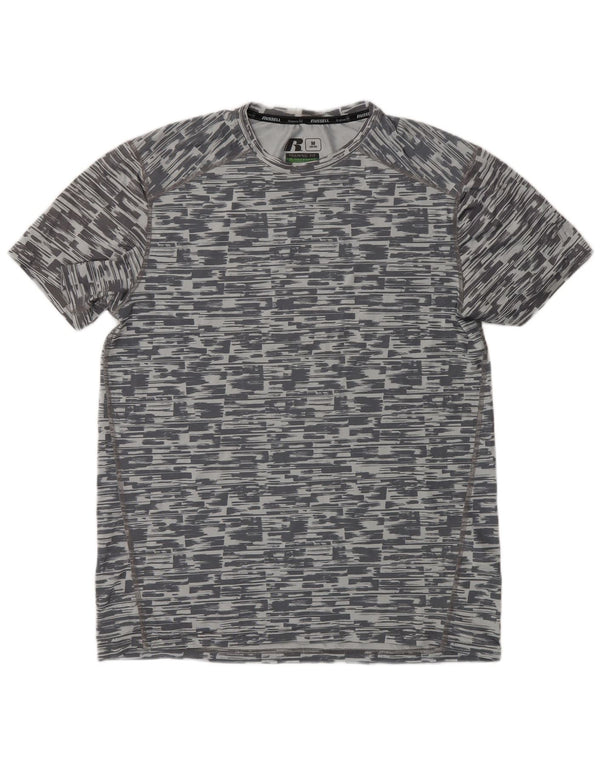 RUSSELL ATHLETIC T-shirt da uomo Dri-Power Top grigio medio gessato