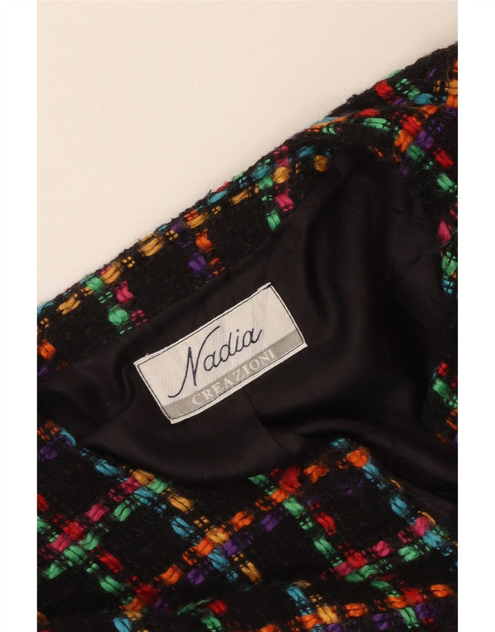 Set gonna 2 pezzi da donna NADIA UK 14 medio W28 a quadri multicolore