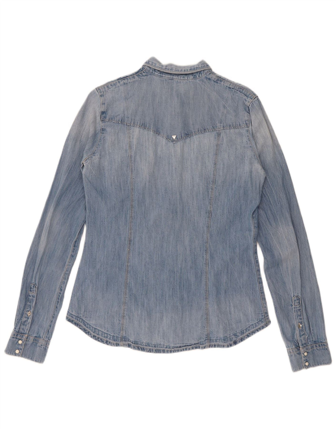 Camicia in denim da donna Guess UK 8 piccola in cotone blu