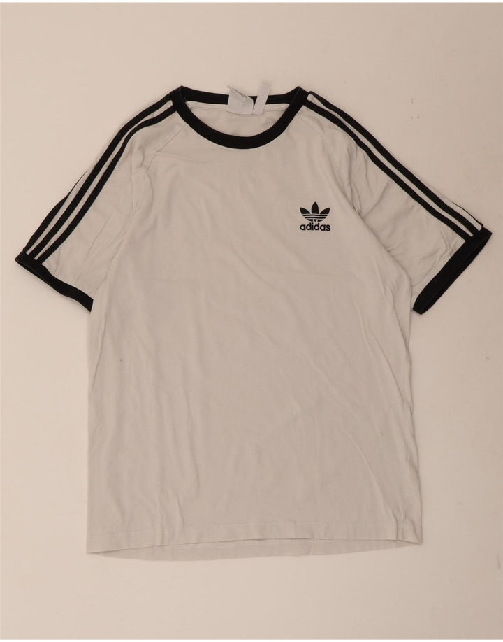 T-shirt da uomo Adidas Top XL in cotone bianco