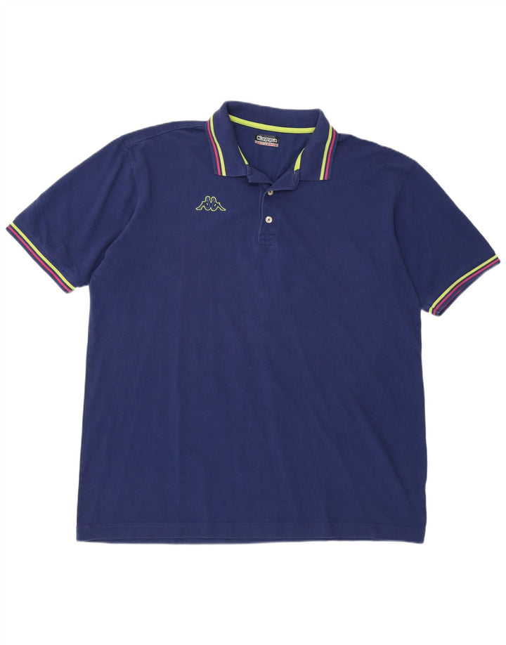 Polo Kappa da uomo slim fit 3XL blu navy