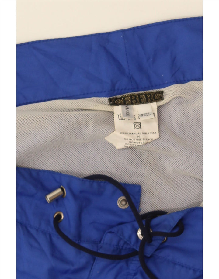 Pantaloncini da bagno da uomo Iceberg 2XL Poliestere color block blu