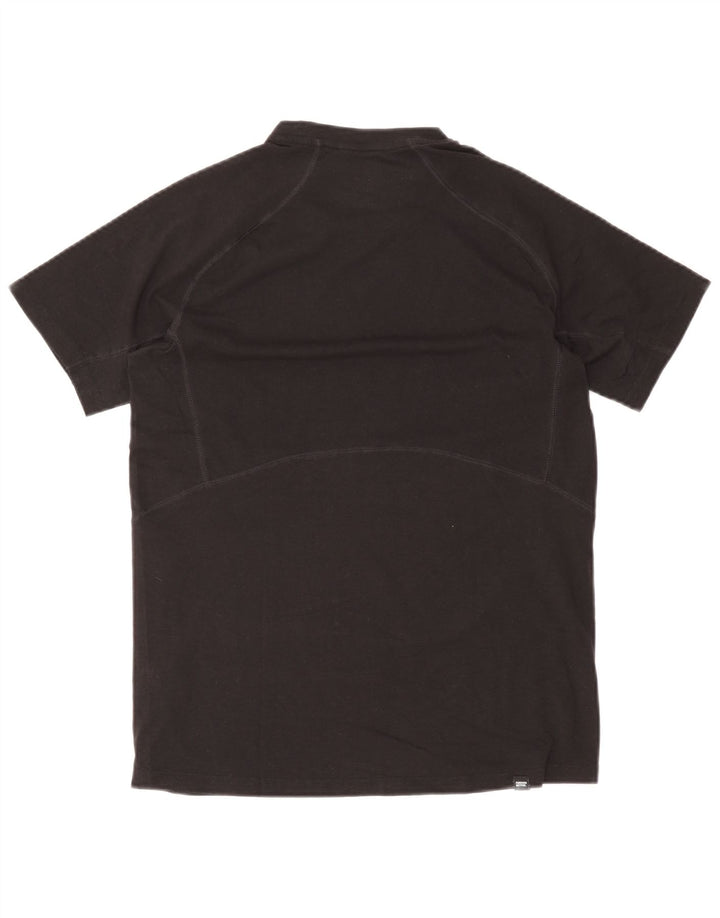 T-shirt da uomo Puma Top in cotone nero medio