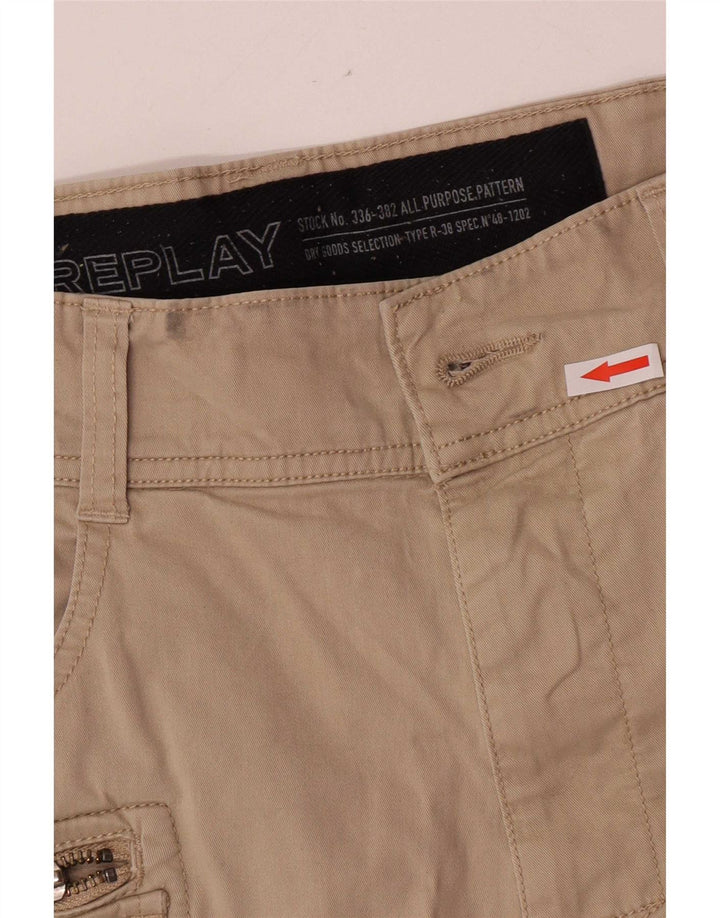 Pantaloni cargo slim da uomo Replay W32 L31 Beige