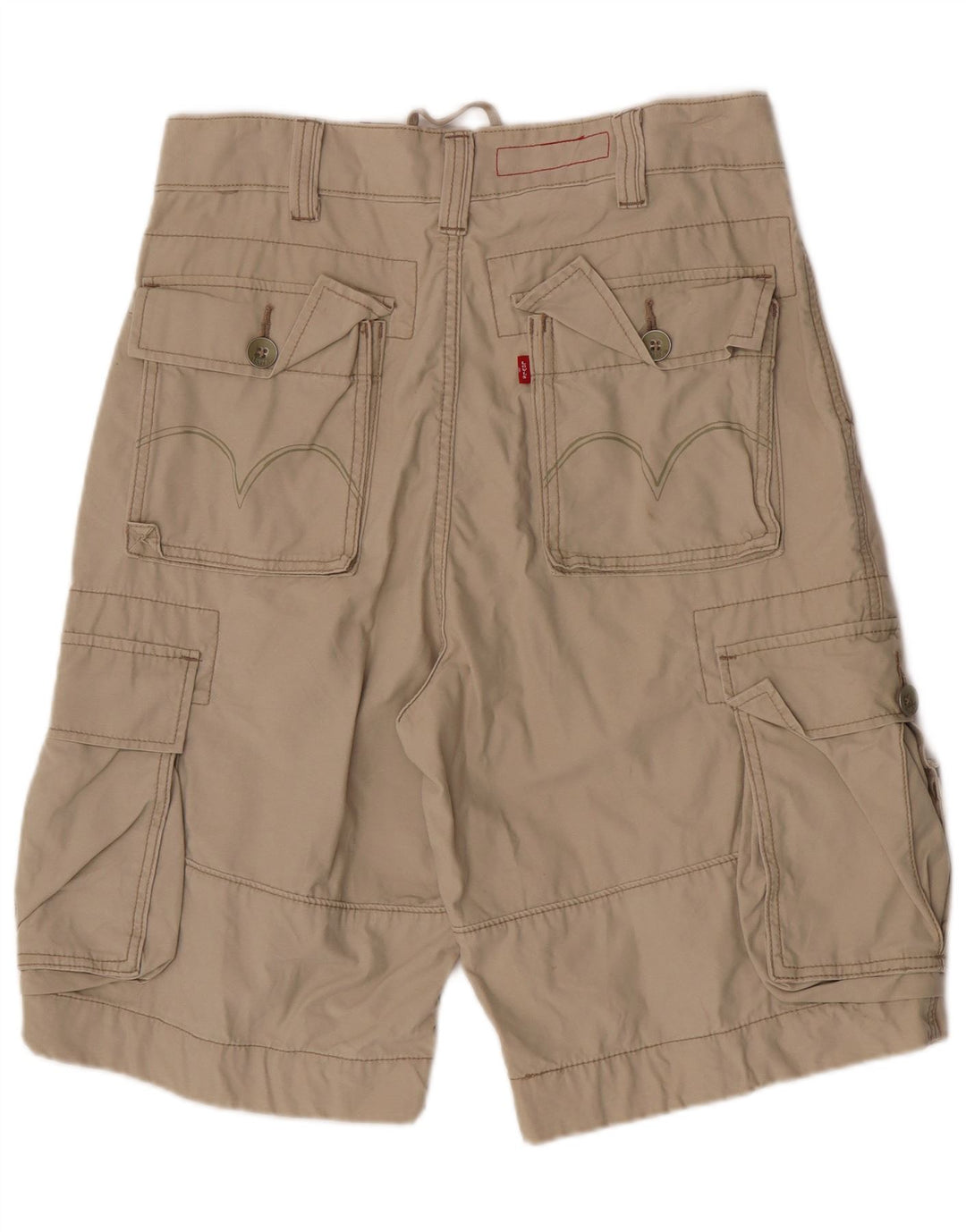 Pantaloncini cargo da uomo Levi's medi W32 in cotone kaki