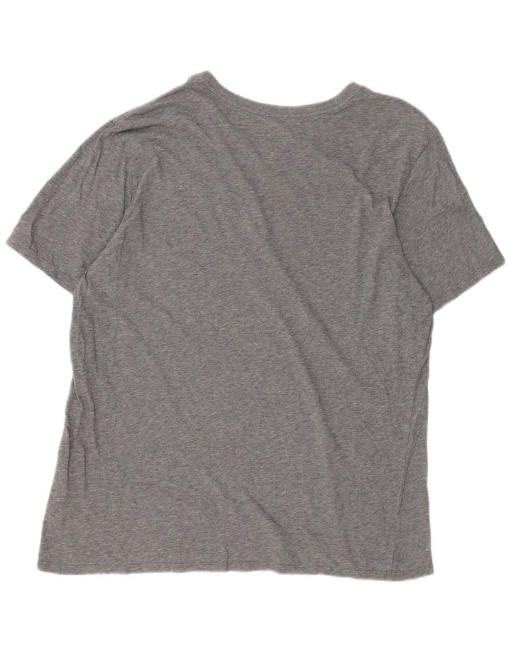 NIKE Mens Graphic T-Shirt Top XL Grey Cotton