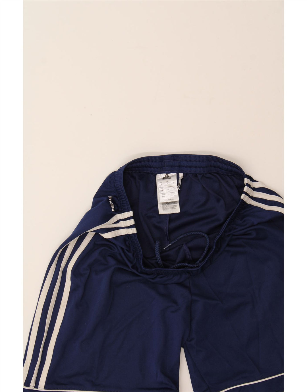 ADIDAS Boys Climalite Sport Shorts 11-12 Years Medium Navy Blue Polyester Vintage Adidas and Second-Hand Adidas from Messina Hembry 