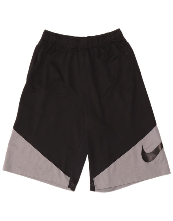 Pantaloncini sportivi Nike da ragazzo Dri Fit Graphic 13-14 anni XL Nero Colourblock
