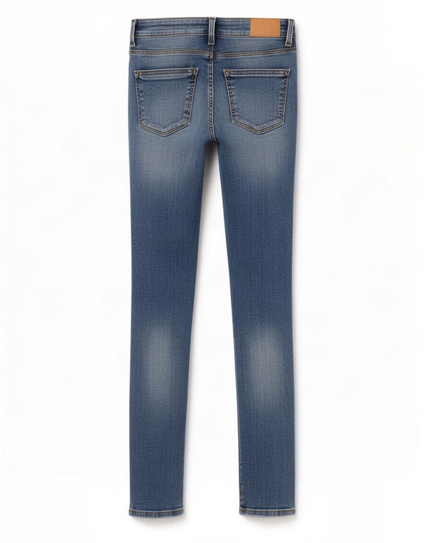 Jeans skinny da donna Zara EU 36 XS W26 L27 cotone blu