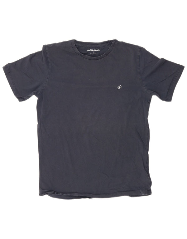 T-shirt da uomo Jack & Jones Top Small in cotone blu navy