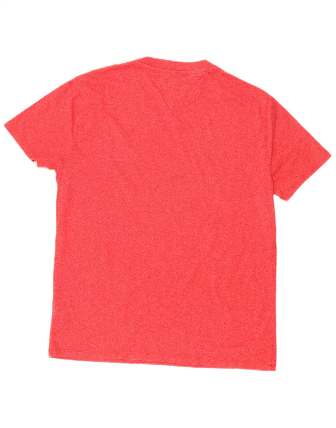 TOMMY HILFIGER T-shirt da uomo Top in cotone chiazzato rosso medio