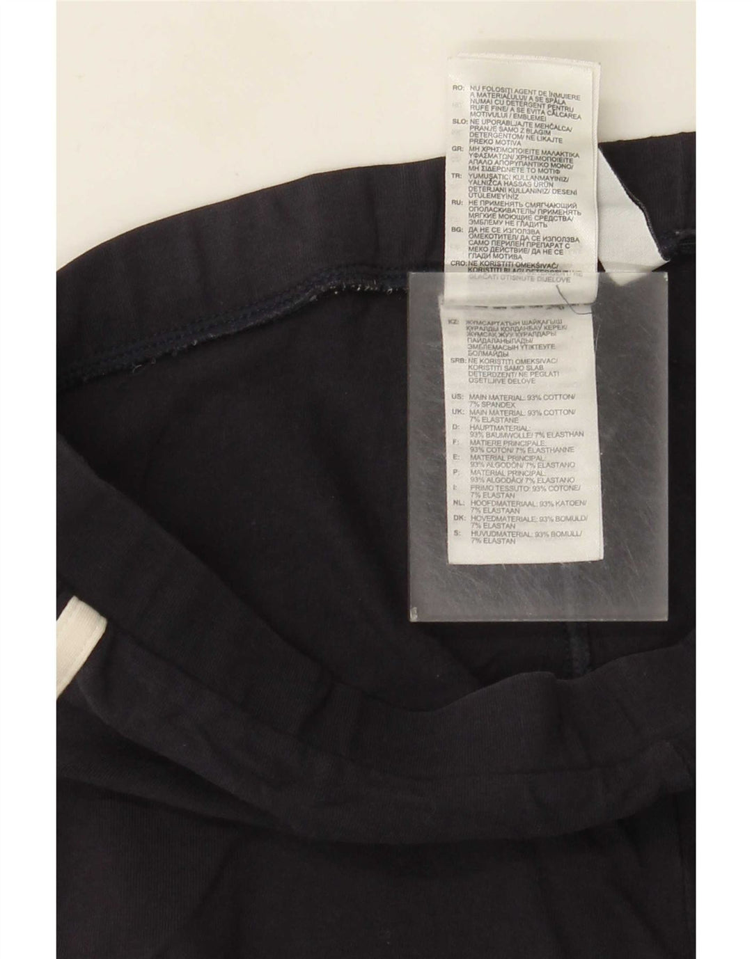 Leggings Adidas da donna UK 8 Small in cotone blu navy