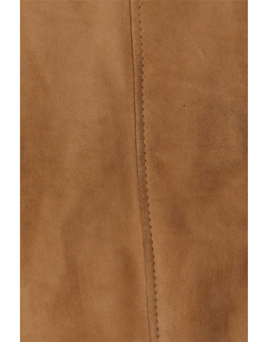Giubbotto in shearling con cappuccio da donna vintage UK 12 Beige medio
