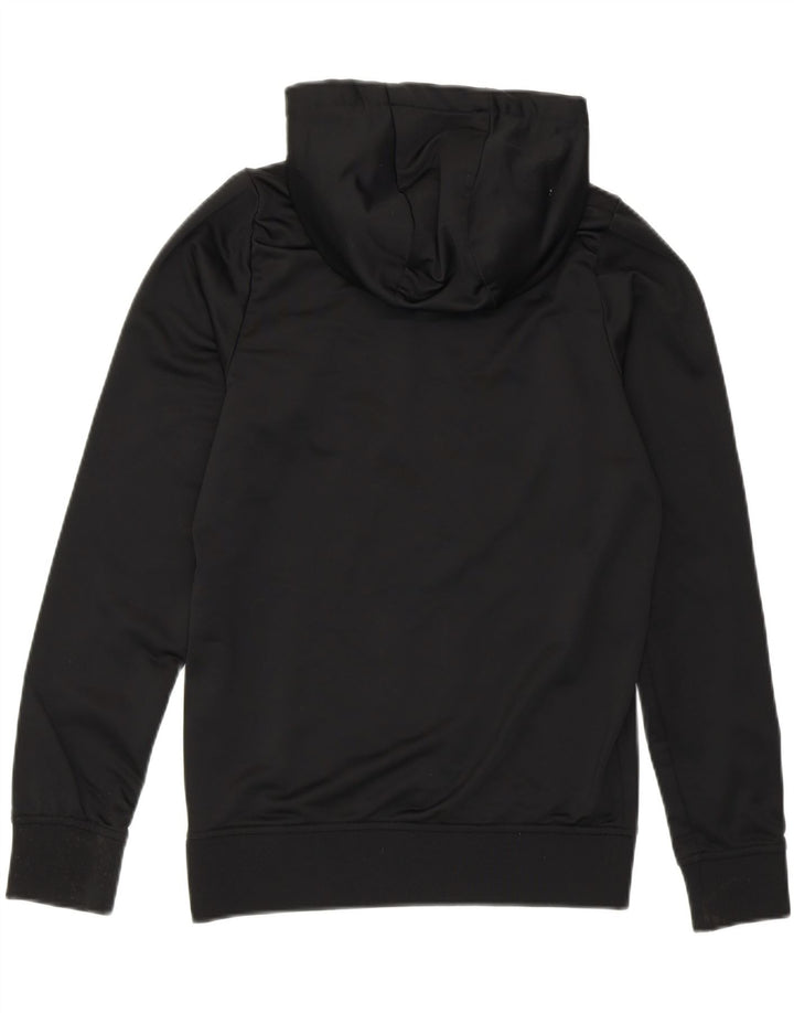 ELLESSE Boys Graphic Hoodie Jumper 12-13 Years Black Polyester Vintage Ellesse and Second-Hand Ellesse from Messina Hembry 