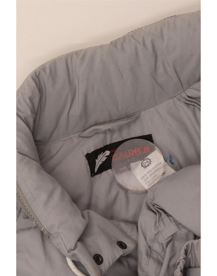 Giacca imbottita con cappuccio da uomo C&A EU 52 XL Poliestere grigio