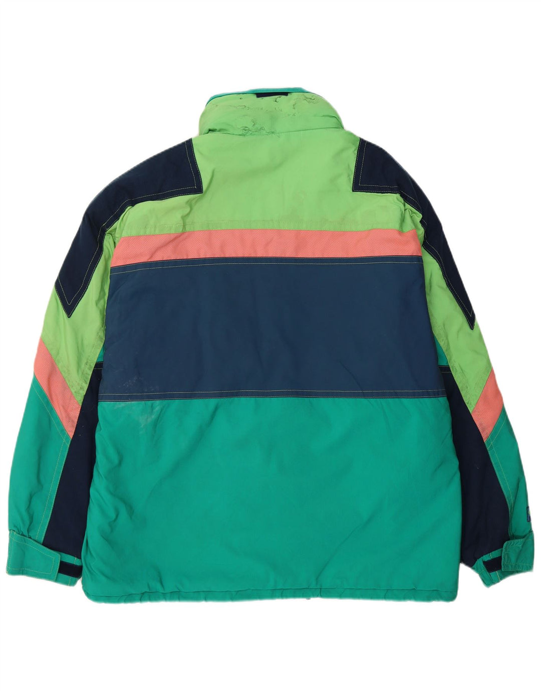 Giacca da sci con cappuccio da uomo Colmar IT 52 Large Green Colourblock