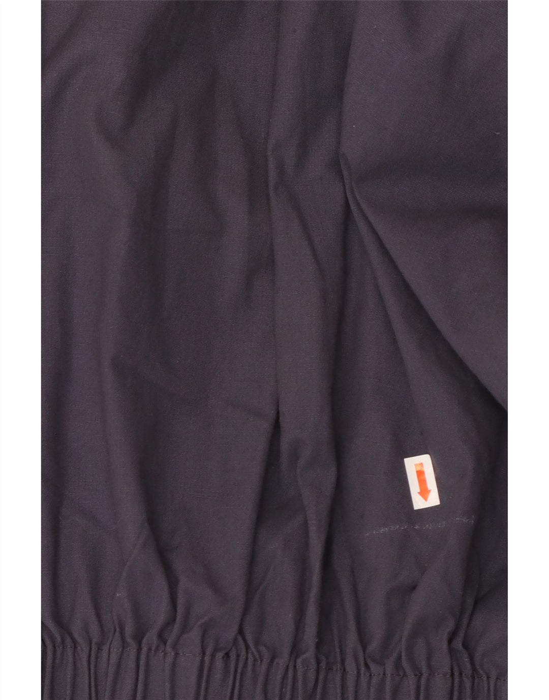 Giacca anorak da donna vintage con cappuccio IT 52 XL blu navy