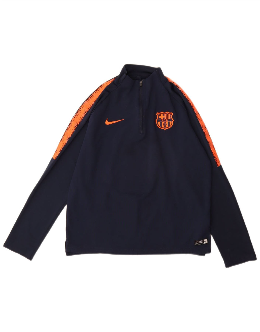 Top della tuta pullover con grafica NIKE da ragazzo 13-14 anni color block blu navy