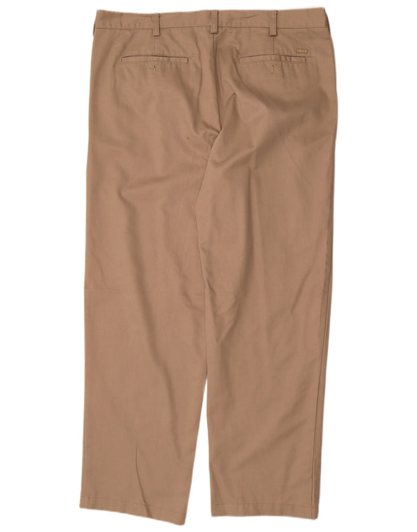 Pantaloni chino da uomo con vestibilità classica IZOD W40 L32 in cotone beige