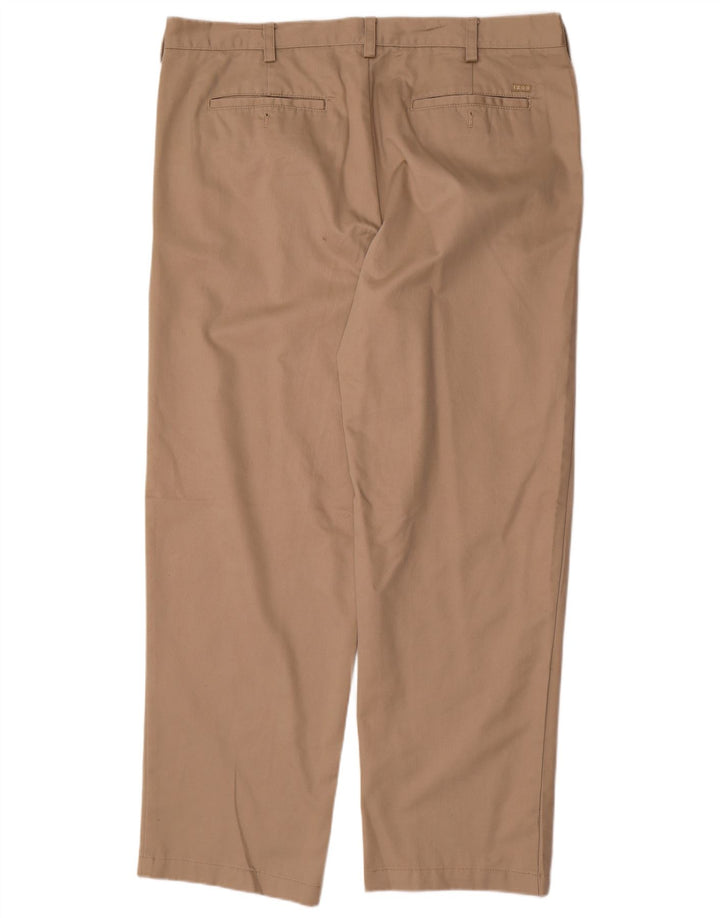 Pantaloni chino da uomo con vestibilità classica IZOD W40 L32 in cotone beige