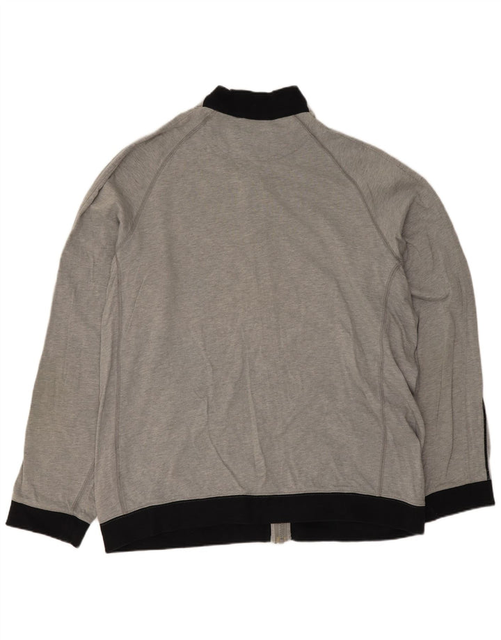 Giacca da ginnastica da uomo Nike Large in cotone color block grigio