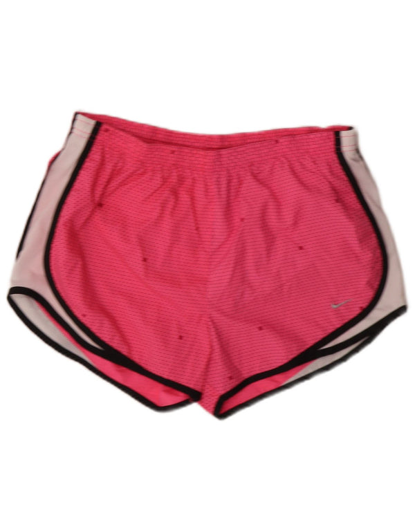 Pantaloncini sportivi NIKE Dri Fit da donna UK 12/14 Colore rosa medio