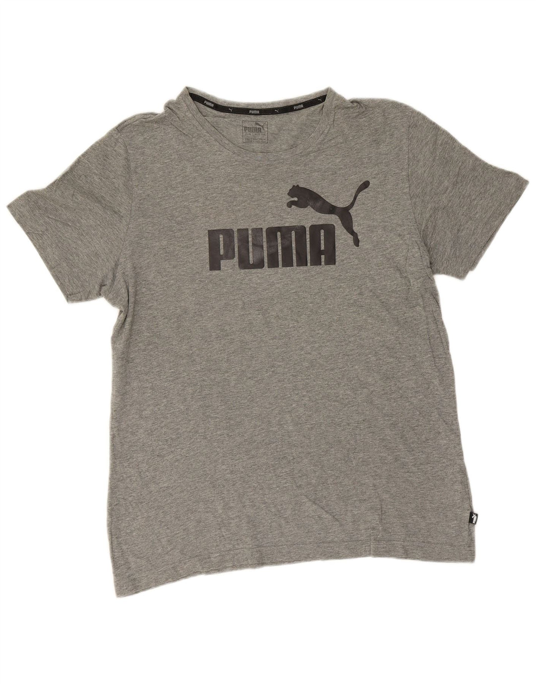 T-shirt grafica da uomo Puma Large grigia