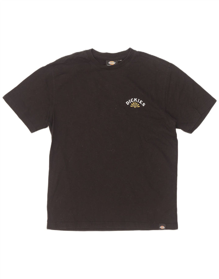 T-shirt grafica da uomo Dickies Top piccola in cotone nero