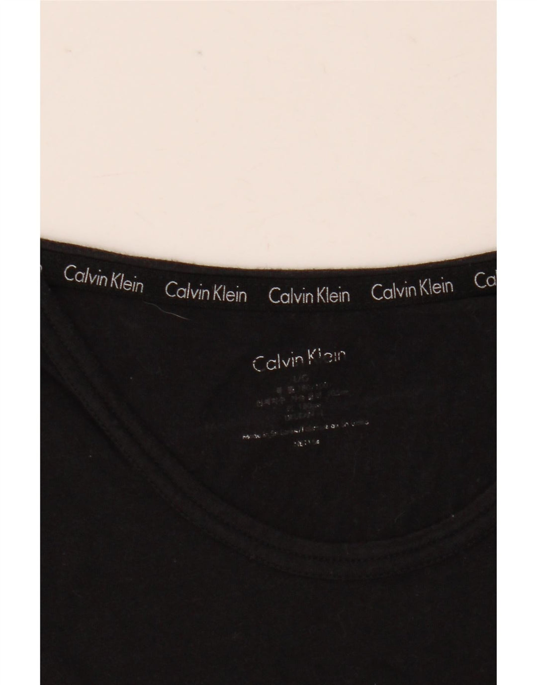 T-shirt grafica da uomo Calvin Klein grande nera