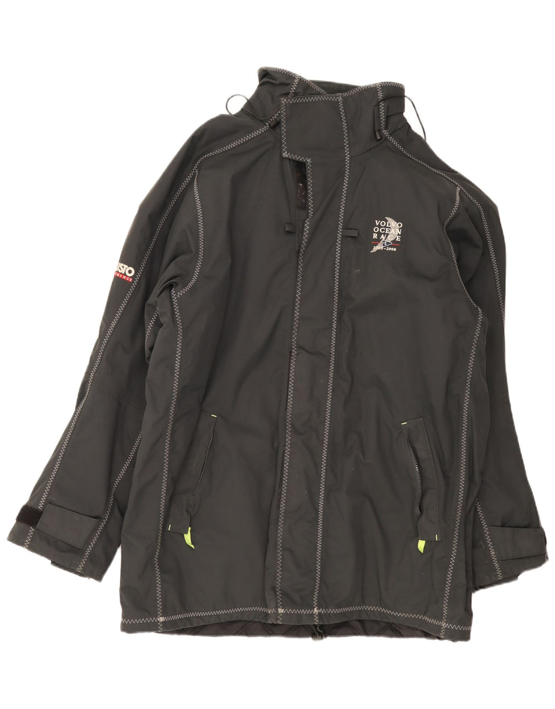 Giacca a vento con cappuccio da uomo Musto UK 40 Large in nylon nero