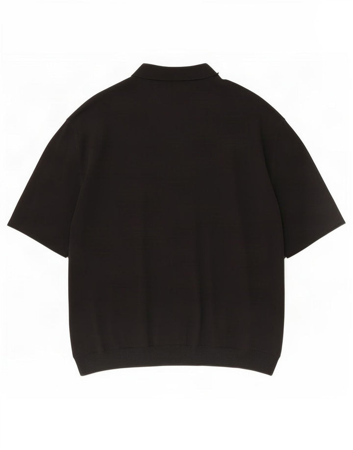 Camicia a maniche corte da uomo Tilmas 2XL viscosa nera