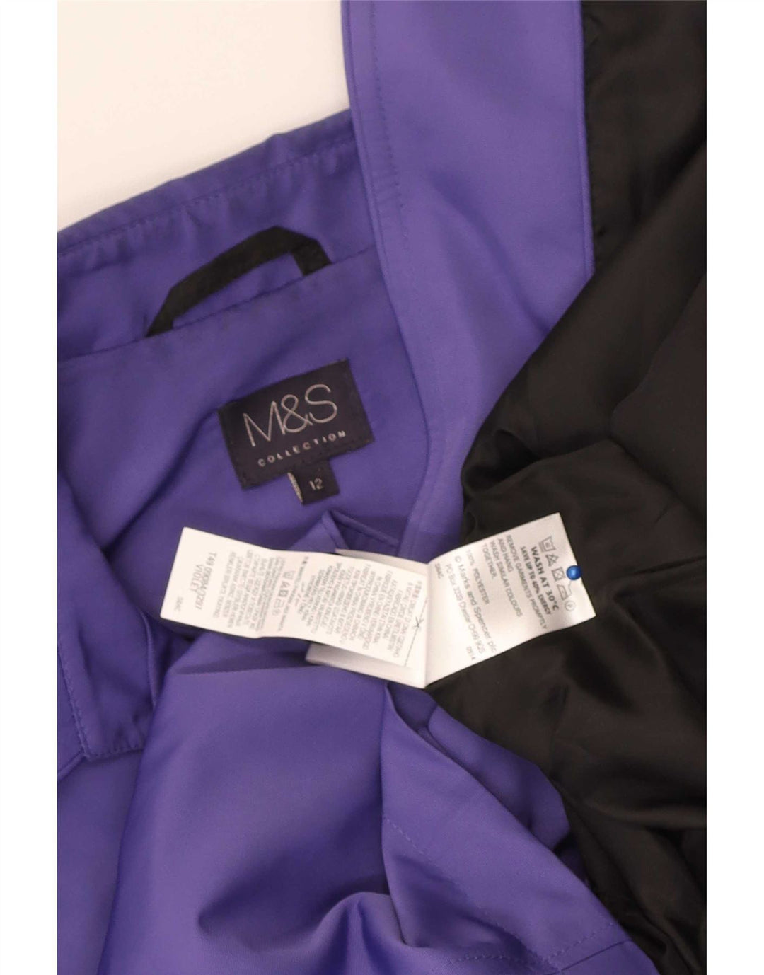 Trench da donna Marks & Spencer UK 12 Poliestere viola medio