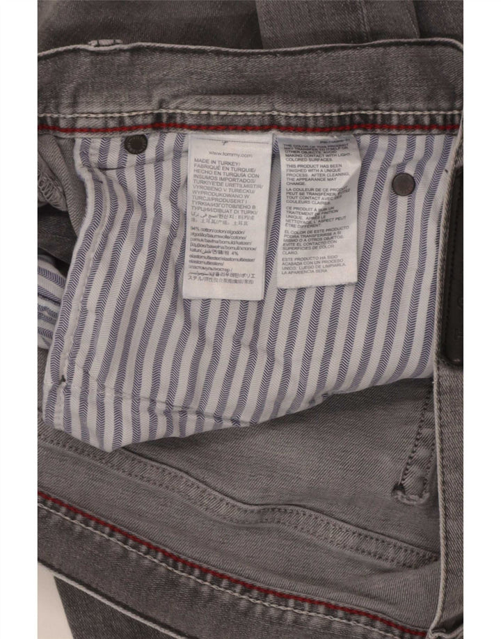 Jeans slim da uomo Tommy Hilfiger W36 L32 cotone grigio