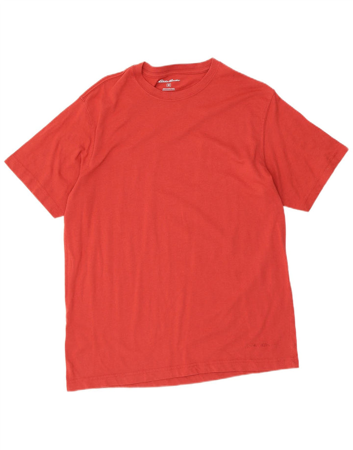 T-shirt da uomo EDDIE BAUER Top rosso medio in cotone