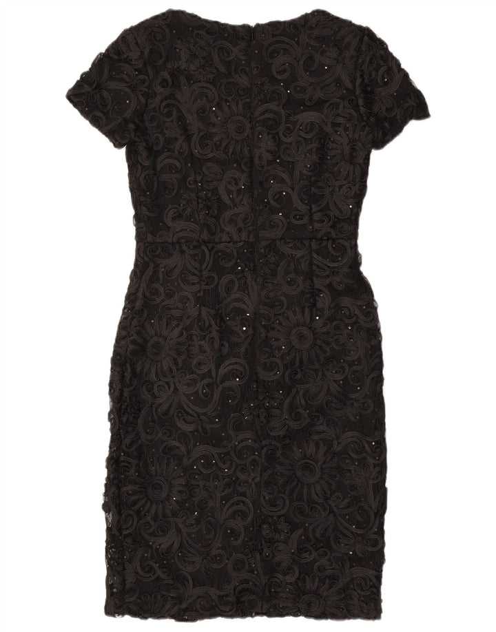 Abito tubino da donna PHASE EIGHT UK 10 Piccolo poliestere floreale nero
