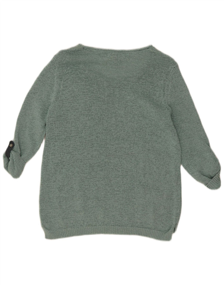 Maglione da donna con scollo a barca con maniche a 3/4 di White Stuff UK 12 Verde medio