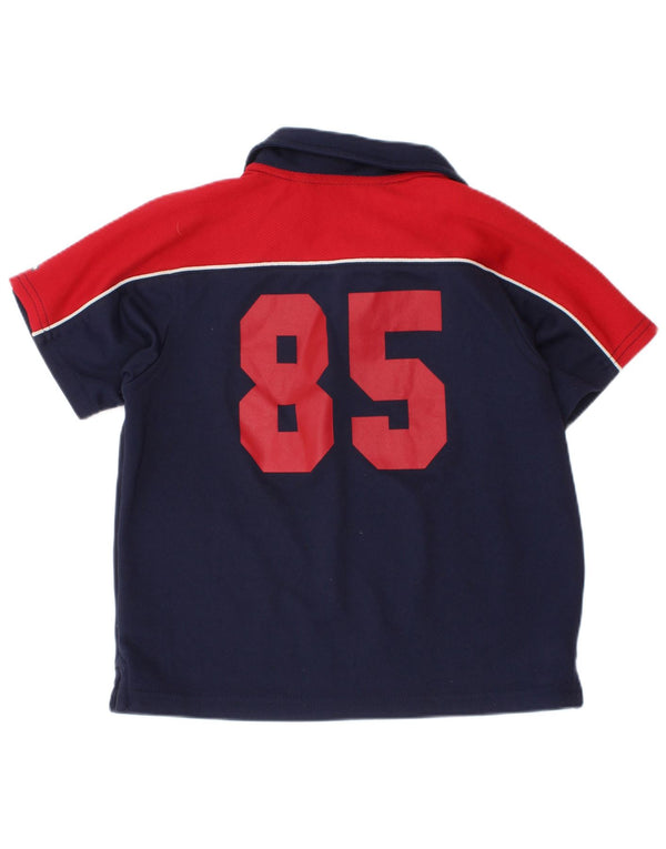 Polo grafica per ragazzi Tommy Hilfiger 2-3 anni Blu navy Colourblock
