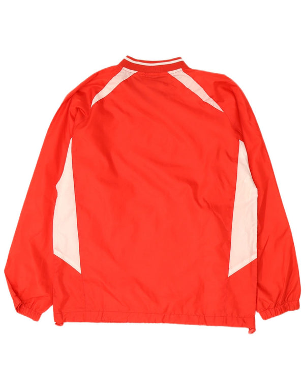 Maglia Umbro da uomo a maniche lunghe piccola rossa in poliestere color block