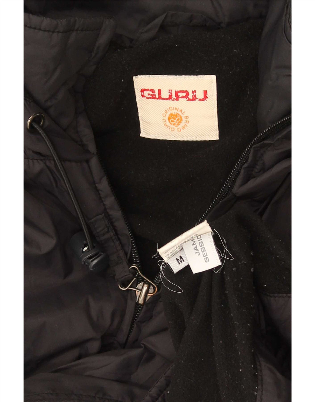 Giacca imbottita da uomo Guru UK 38 nylon nero medio