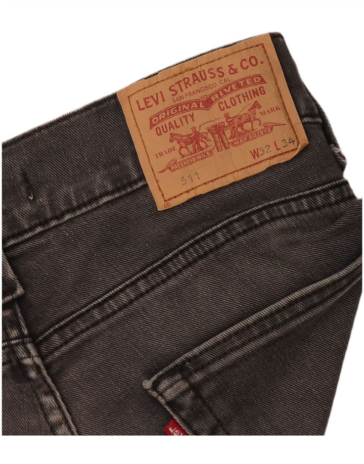 Levi's Jeans 511 slim da uomo W32 L30 Grigi
