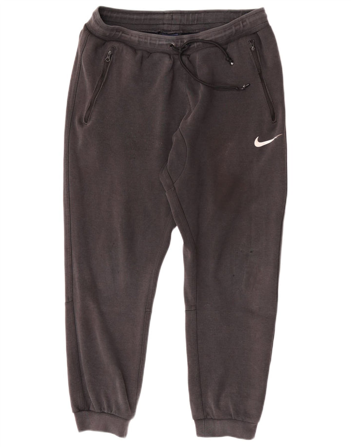 Pantaloni da tuta corti Nike da uomo, pantaloni da jogging, cotone grigio medio