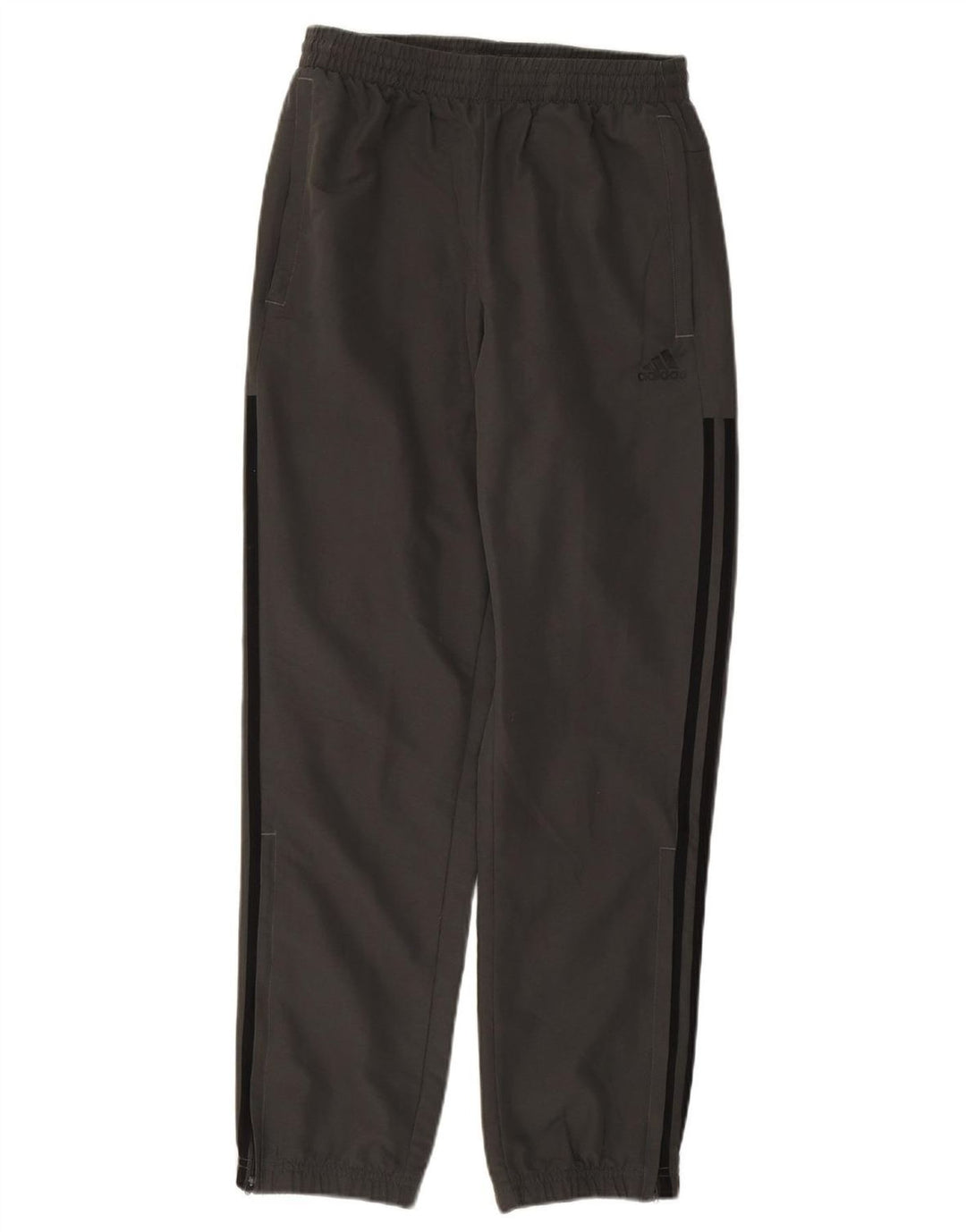 ADIDAS Mens Tracksuit Trousers Joggers Small  Grey Polyester
