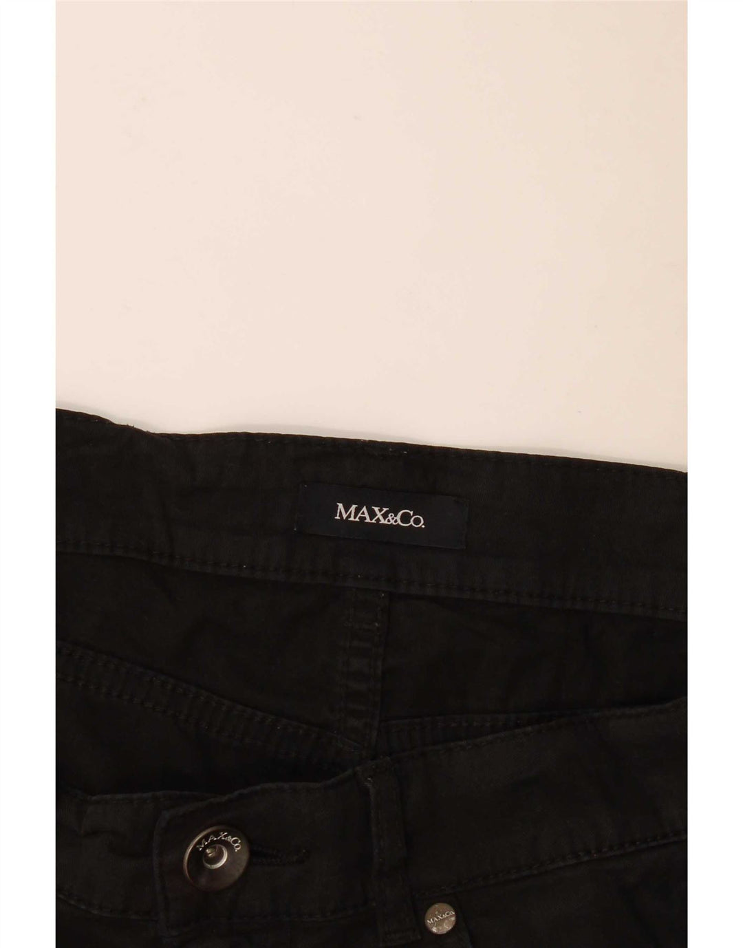 Pantaloni casual dritti da donna Max & Co. W32 L27 neri