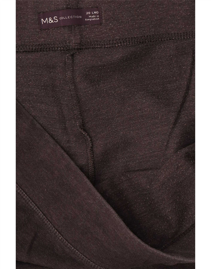Leggings da donna Marks & Spencer UK 20 2XL Cotone grigio