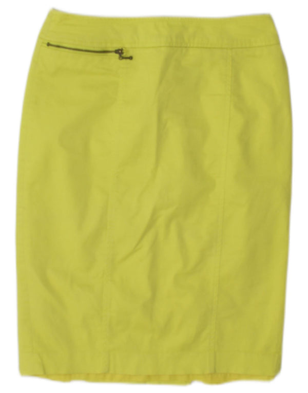 Gonna a tubino da donna Mossimo US 4 Small W27 in cotone giallo