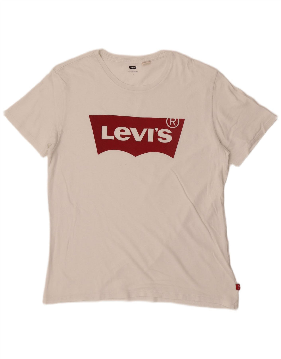 T-shirt grafica da uomo Levi's Top grande bianca