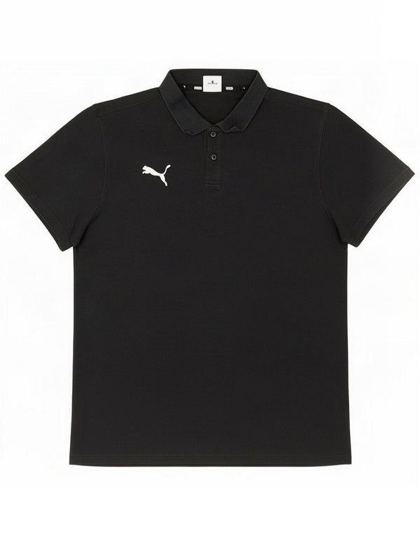 Puma Mens Polo Shirt XL Black Cotton